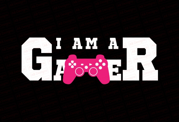 I am a gamer T-Shirt Design