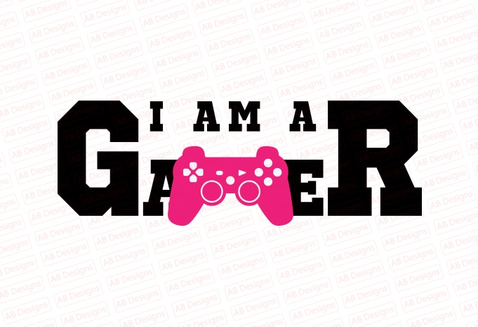 I am a gamer T-Shirt Design