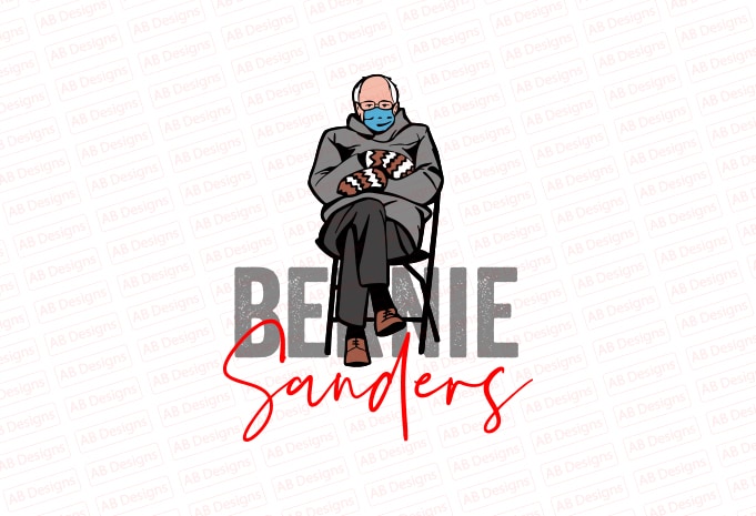 Bernie sanders mittens T-Shirt Design