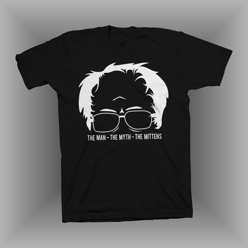 Bernie sanders t shirt design, The man - the myth - the mittens, Bernie sanders png, the man the myth svg, bernie sanders svg, the mittens svg, bernie mittens t