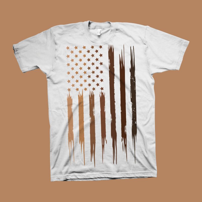 Melanin Black Lives Matter African American Pride, Dripping melanin t shirt design, African American vector illustration for sale