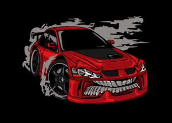 RED MOSTER DRIFT CAR