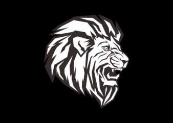 THE LION HEAD t shirt designs for sale