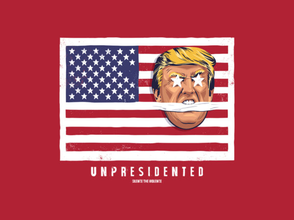 Unpresidented t shirt vector graphic