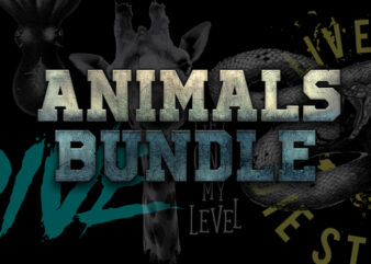 animals bundle t shirt vector