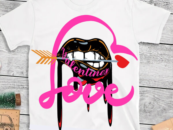 Drip lips valentines’ day svg, drip lips vector, dripping lips love svg, valentines happy valentine’s day t shirt design