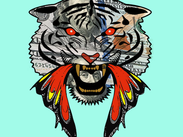 Angry tiger face t shirt design, angry tiger vector, tiger vector, tiger png, angry tiger png, tiger face vector, tiger face png, angry tiger png, funny tiger dollar vector, dollar