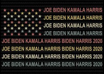 Joe Biden 2020 46 svg, Joe Biden Kamala Harris usa flag, Joe Biden usa flag svg, Biden Harris flag usa svg, Biden president 46 svg vector clipart