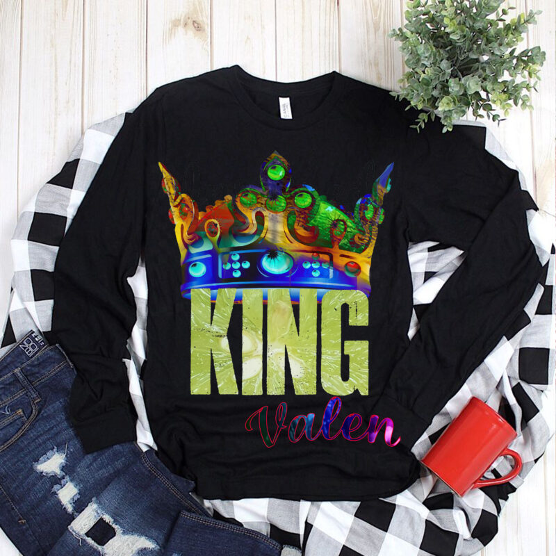 King and Queen valentines t shirt design, Happy Valentine’s Day t shirt design