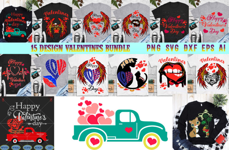 Valentine bundle, Valentines bundles t shirt design, 49 Bundle Valentines, Happy Valentine’s Day t shirt design