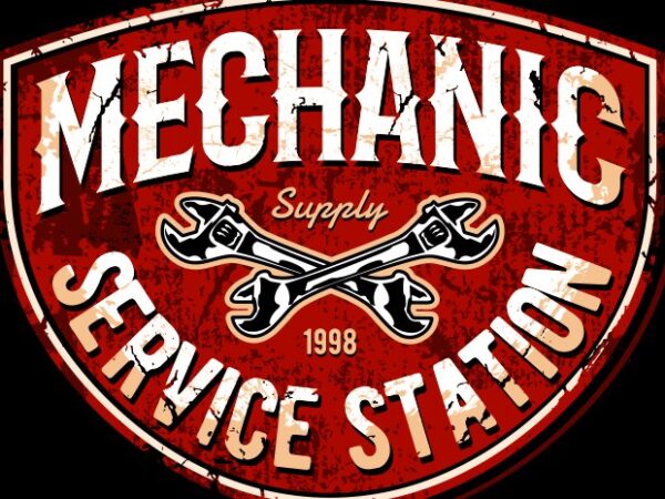 Mechanic t shirt designs for sale