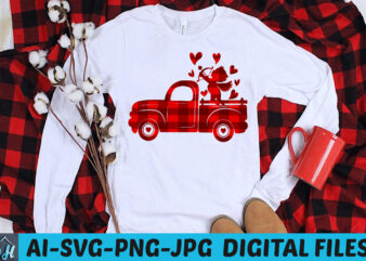 Valentines truck with cupid t-shirt design, Valentines Cupid, valentines, heart love, happy valentines day, valentines vector, valentine’s day png, Valentines truck