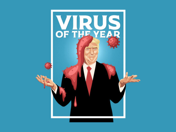 Virus of the year t shirt vector art