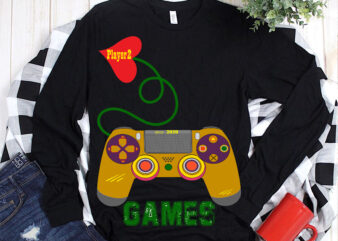 Games Player 2 Valentine t shirt design, Valentine, Games Svg, Games controller 2021 t shirt template vector, Games controller Svg, Game logo, Game svg, Games vector, gaming svg