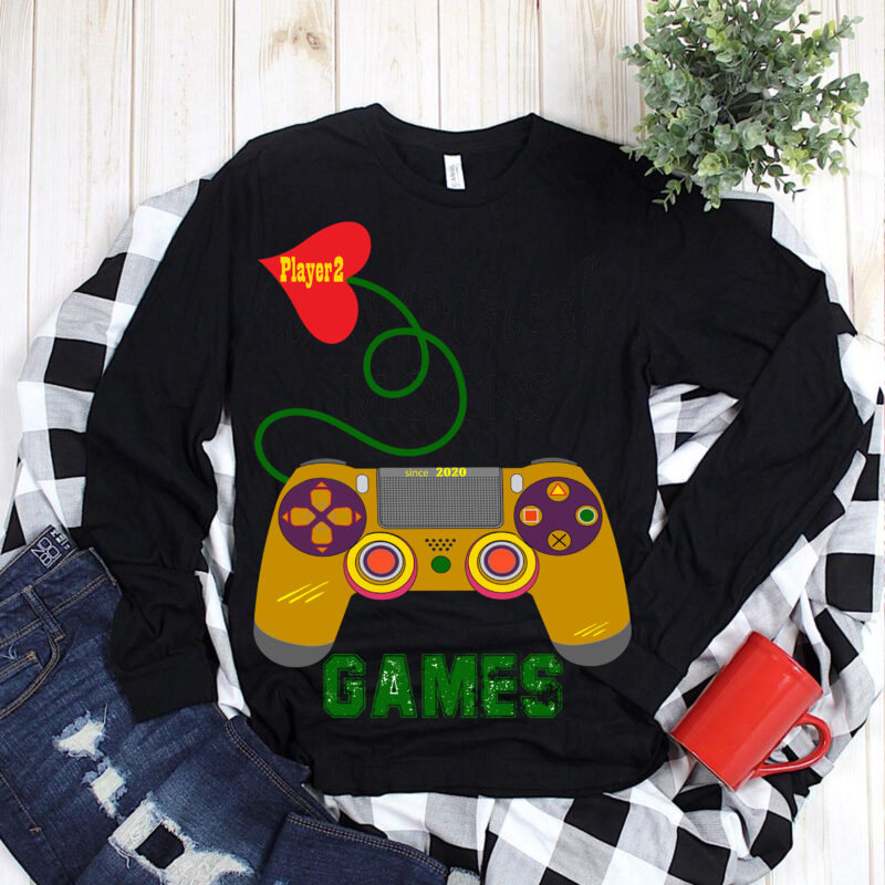 Games Player 2 Valentine t shirt design, Valentine, Games Svg, Games controller 2021 t shirt template vector, Games controller Svg, Game logo, Game svg, Games vector, gaming svg