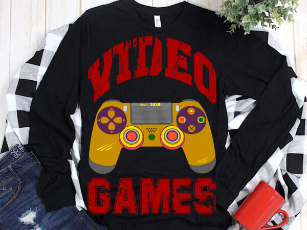Games controller 2021 t shirt template vector, games controller svg, game logo, game svg, games vector, gaming svg, gaming vector