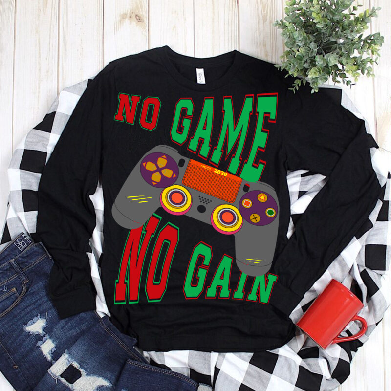 No Game Svg, No Gain Svg, Games controller 2021 t shirt template vector, Games controller Svg, Game logo, Game svg, Games vector, gaming svg, Gaming vector