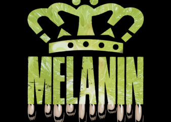 Melanin, Black woman vector, Black women PNG, Melanin queen with crown