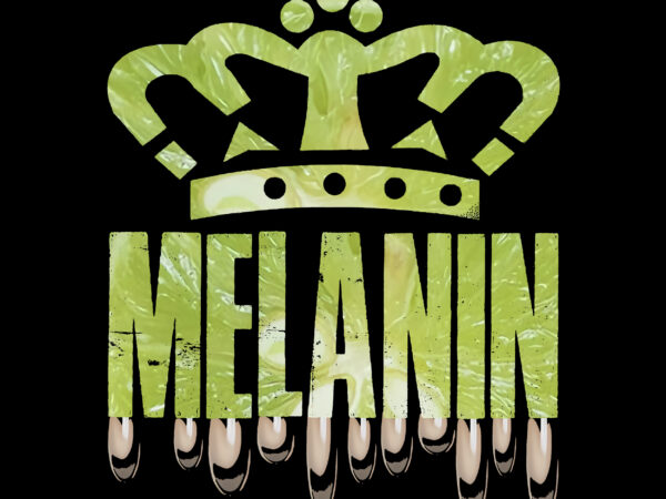 Melanin, black woman vector, black women png, melanin queen with crown