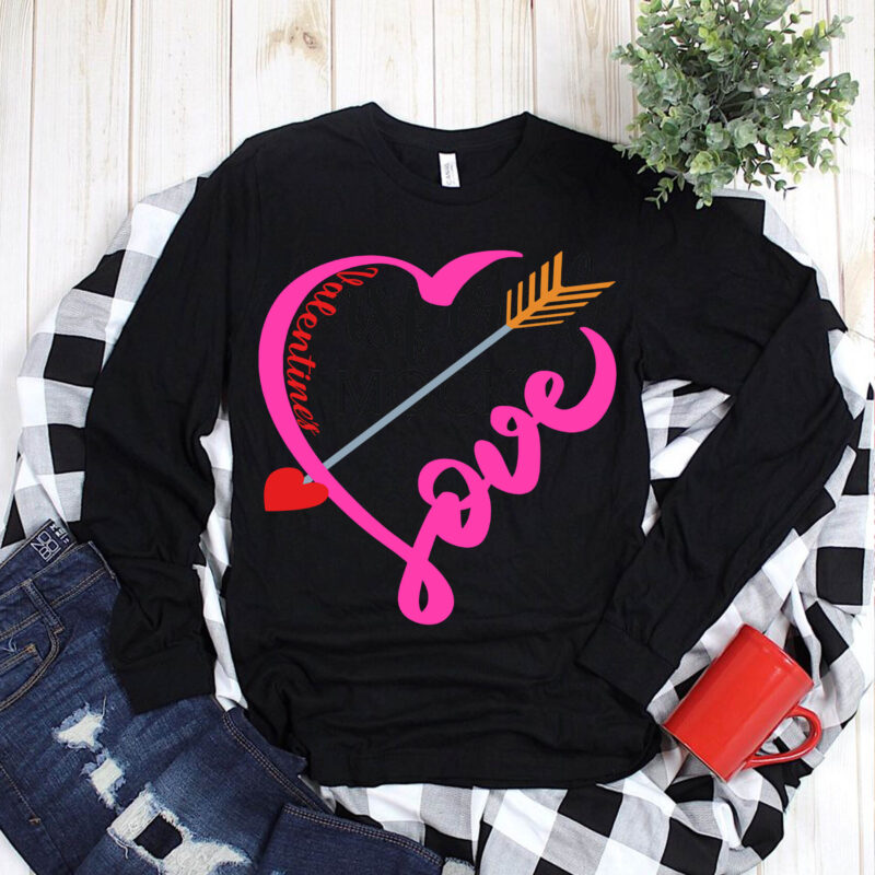 Happy Valentines Day t shirt design, Valentines Day t shirt design, Heart Love Valentines, Love Valentine Svg