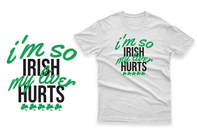 45 St. Patrick’s Day, Irish Design bundle 100% vector ai, eps, svg, png,