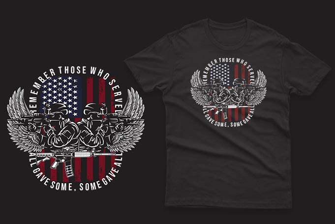 50 American Veteran Design bundle 100% vector ai, eps, svg, png,