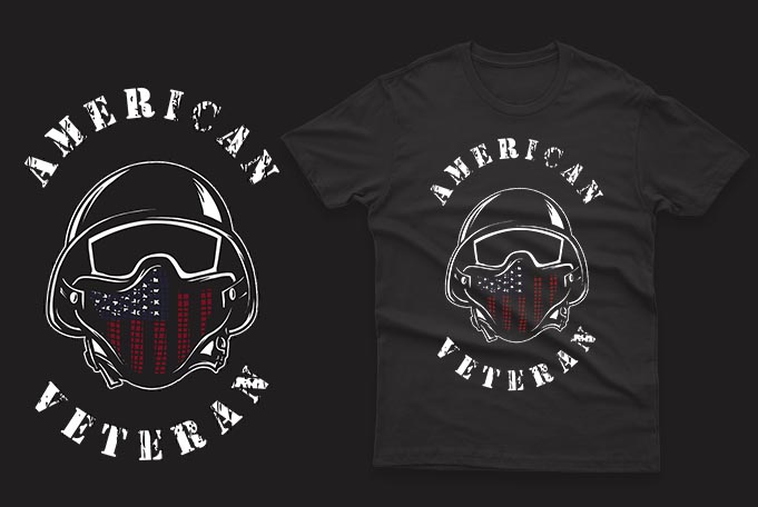 50 American Veteran Design bundle 100% vector ai, eps, svg, png,