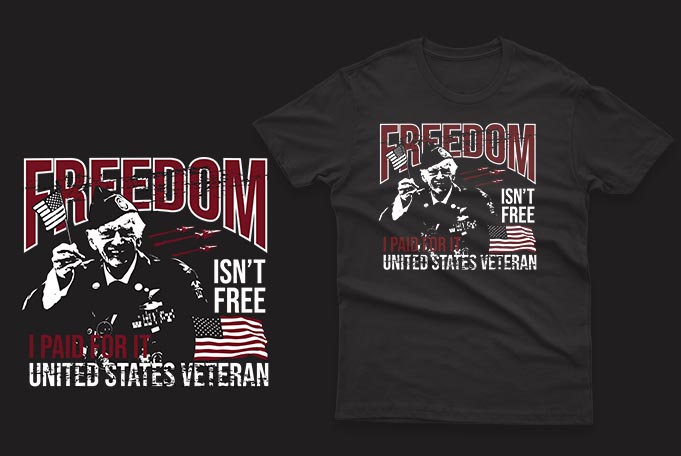 50 American Veteran Design bundle 100% vector ai, eps, svg, png,