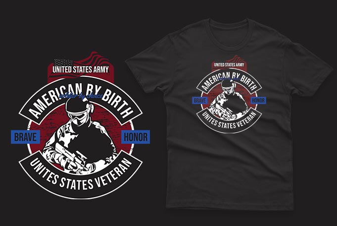 50 American Veteran Design bundle 100% vector ai, eps, svg, png,