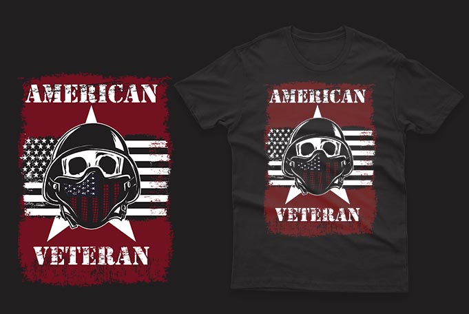 50 American Veteran Design bundle 100% vector ai, eps, svg, png,