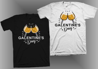Galentine’s day t shirt design. cool t shirt design, celebrating galentine’s day t shirt design for sale