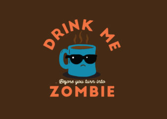 drink me t shirt vector illustration