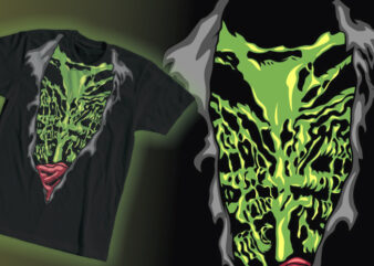 Zombie t shirt graphic design
