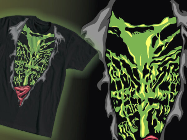 Zombie t shirt graphic design