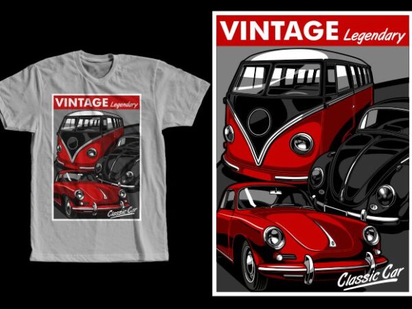 Vintage legendary t shirt vector art