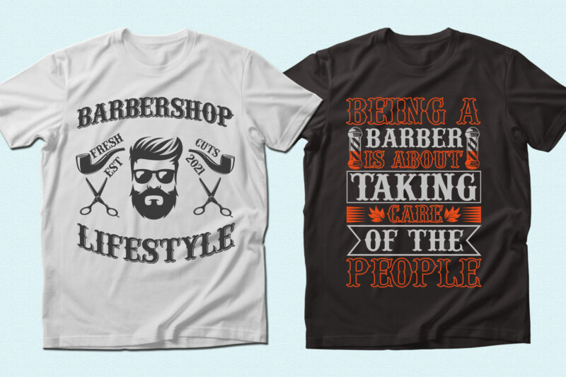 Trendy 20 Barber quotes T-shirt Designs Bundle — 98% Off