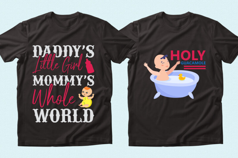 Trendy 20 Baby quotes T-shirt Designs Bundle — 98% Off