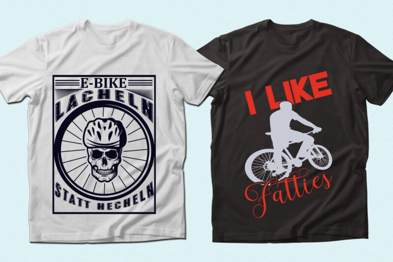 Trendy 20 Bicycle quotes T-shirt Designs Bundle — 98% Off