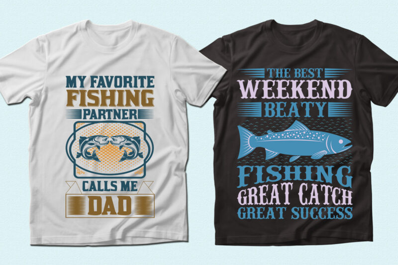 Trendy 20 fishing quotes T-shirt Designs Bundle — 98% Off