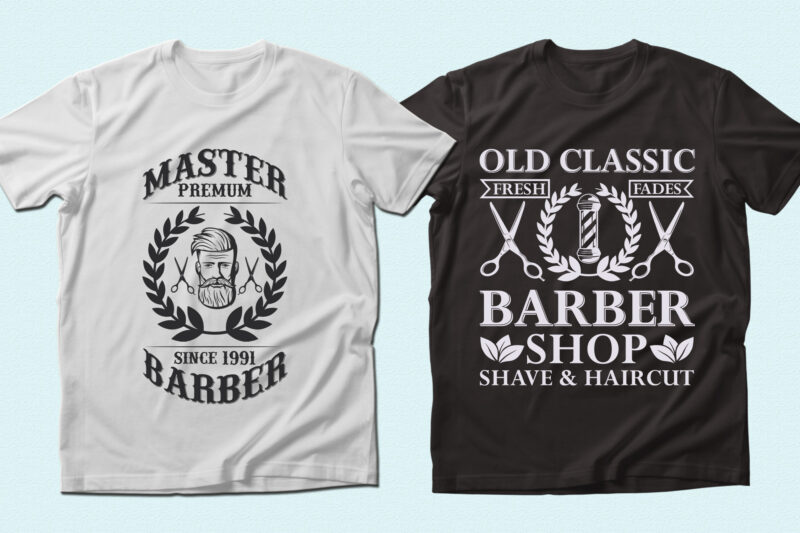 Trendy 20 Barber quotes T-shirt Designs Bundle — 98% Off