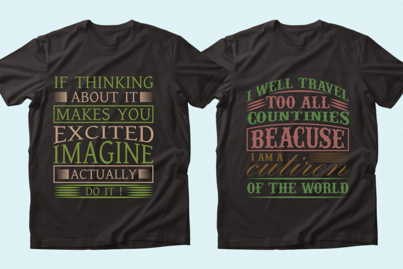 Trendy 20 Travelling / Camping / Hiking quotes T-shirt Designs Bundle — 98% Off