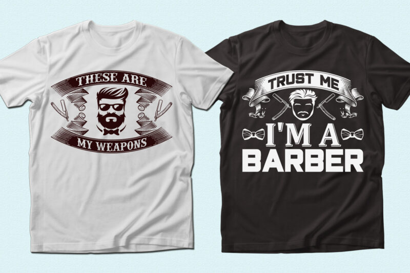 Trendy 20 Barber quotes T-shirt Designs Bundle — 98% Off