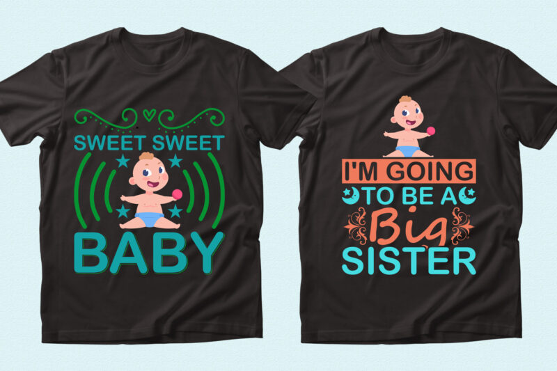 Trendy 20 Baby quotes T-shirt Designs Bundle — 98% Off