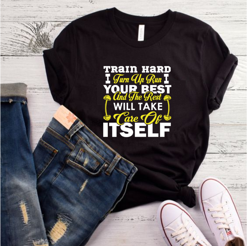 best selling gym/fitness quotes t-shirt designs bundle for commercial use