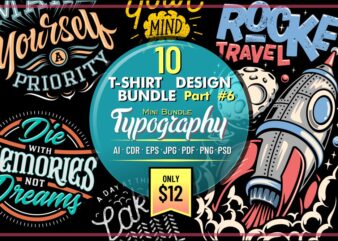 10 T-SHIRT DESIGN MINI BUNDLE PART 6