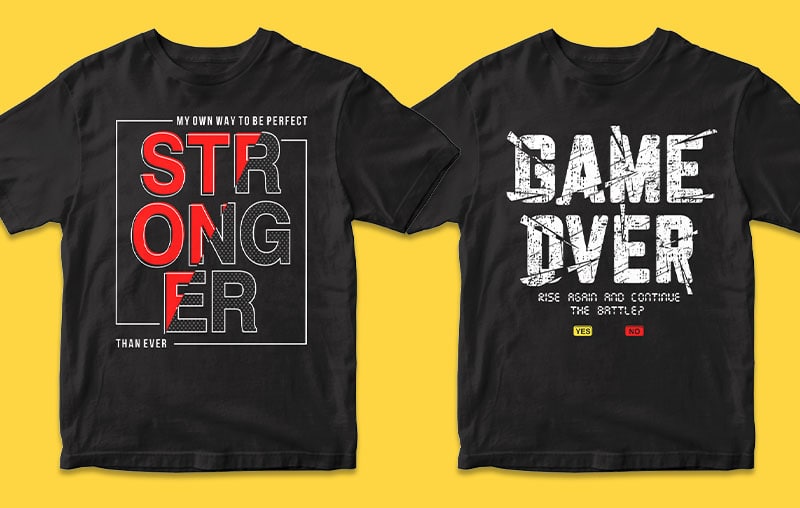 315 desain kaos bundel, grafik, vektor, ilustrasi kutipan motivasi dan inspirasional gamer vintage gaminglettering tipografi trendi