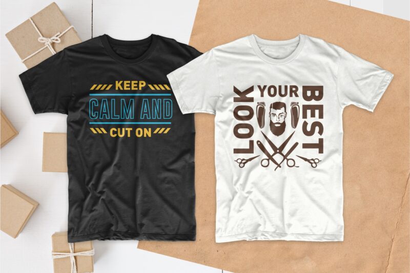 barber shop t shirt designs, barber t shirt designs, best barber shop quotes, t shirt design for barber shop, T-shirt designs bundle for commercial use, haircut quotes typography pack collection