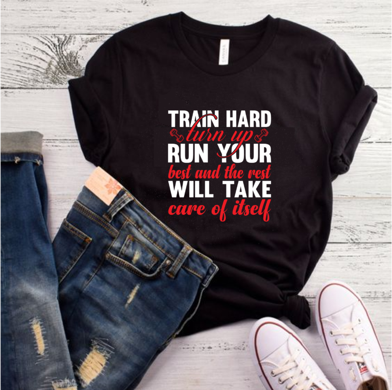 best selling gym/fitness quotes t-shirt designs bundle for commercial use