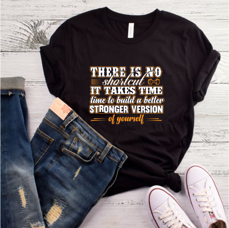 best selling gym/fitness quotes t-shirt designs bundle for commercial use