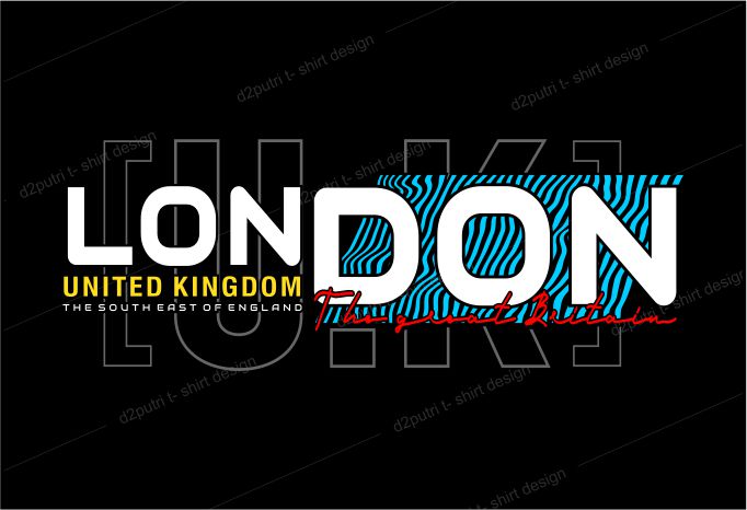 t shirt design graphic, vector, illustration london england lettering ...
